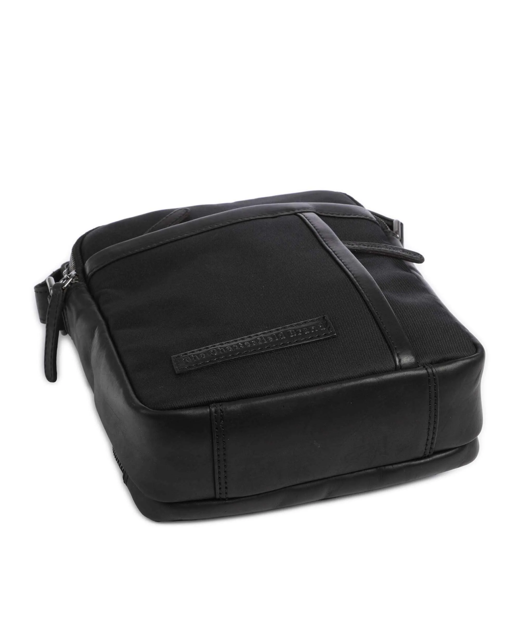  The Chesterfield Brand Fusion Arendal Borsa a tracolla nylon, pelle nero  