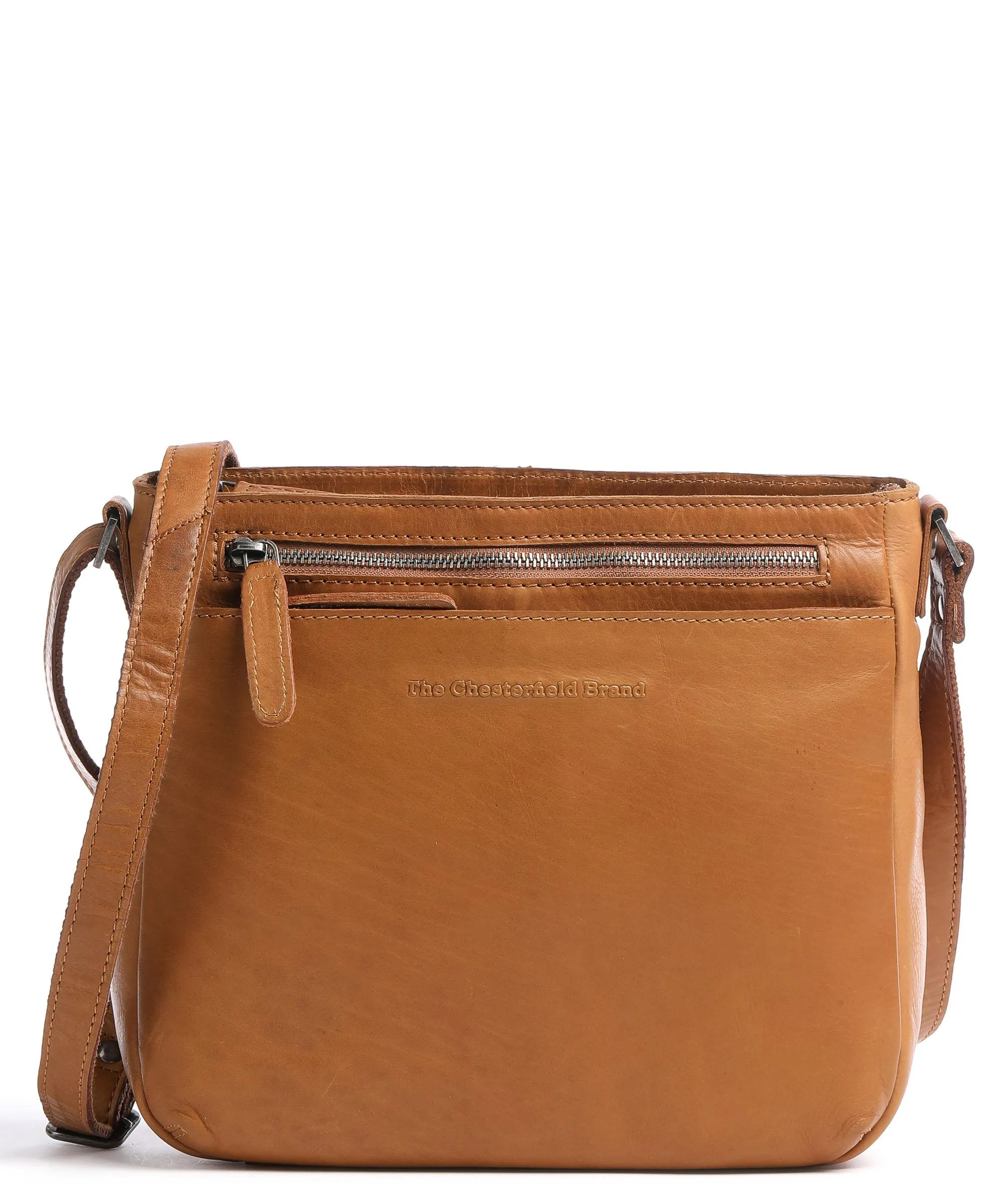  The Chesterfield Brand Mumbai Borsa a tracolla pelle bovina cognac  