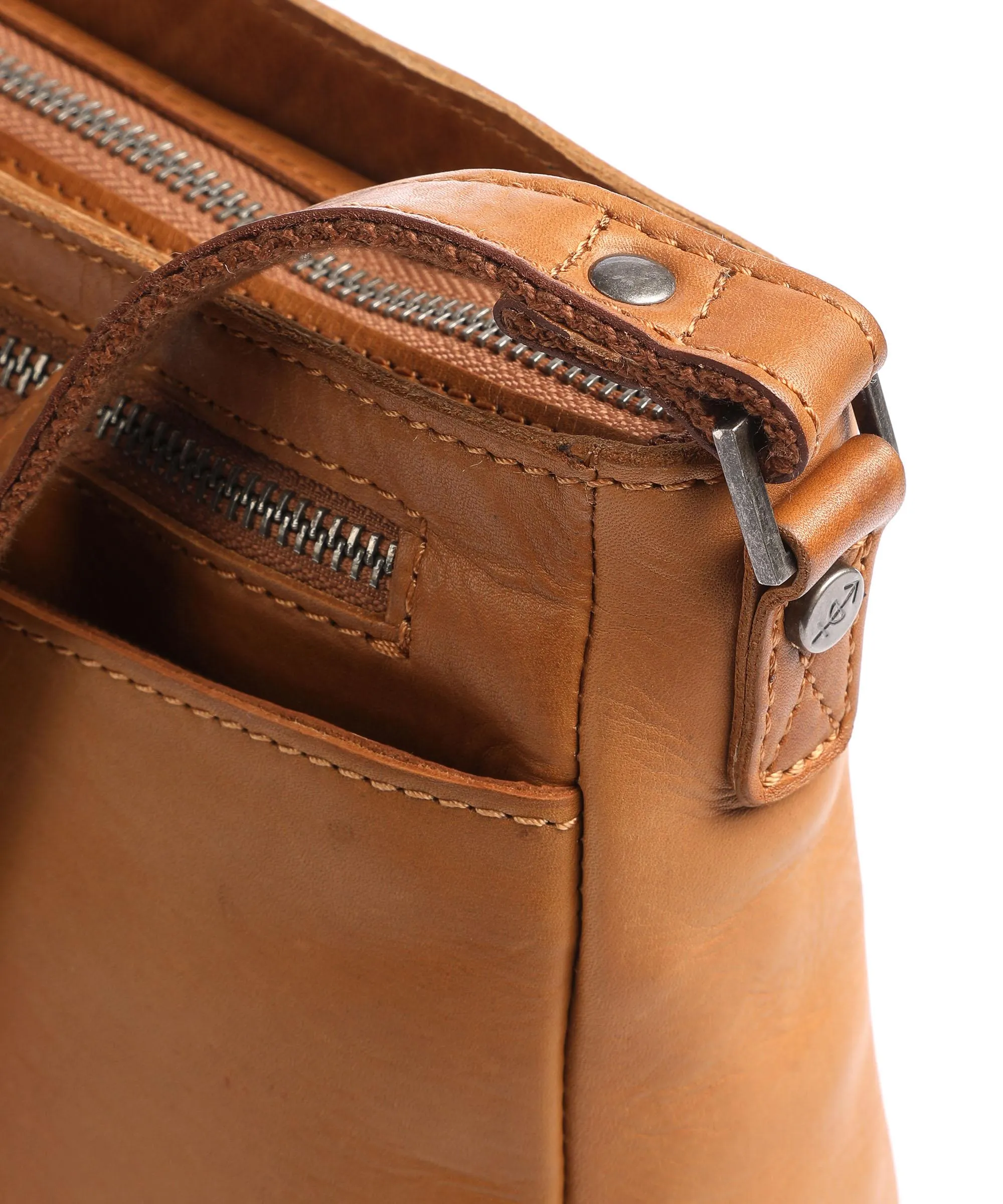  The Chesterfield Brand Mumbai Borsa a tracolla pelle bovina cognac  