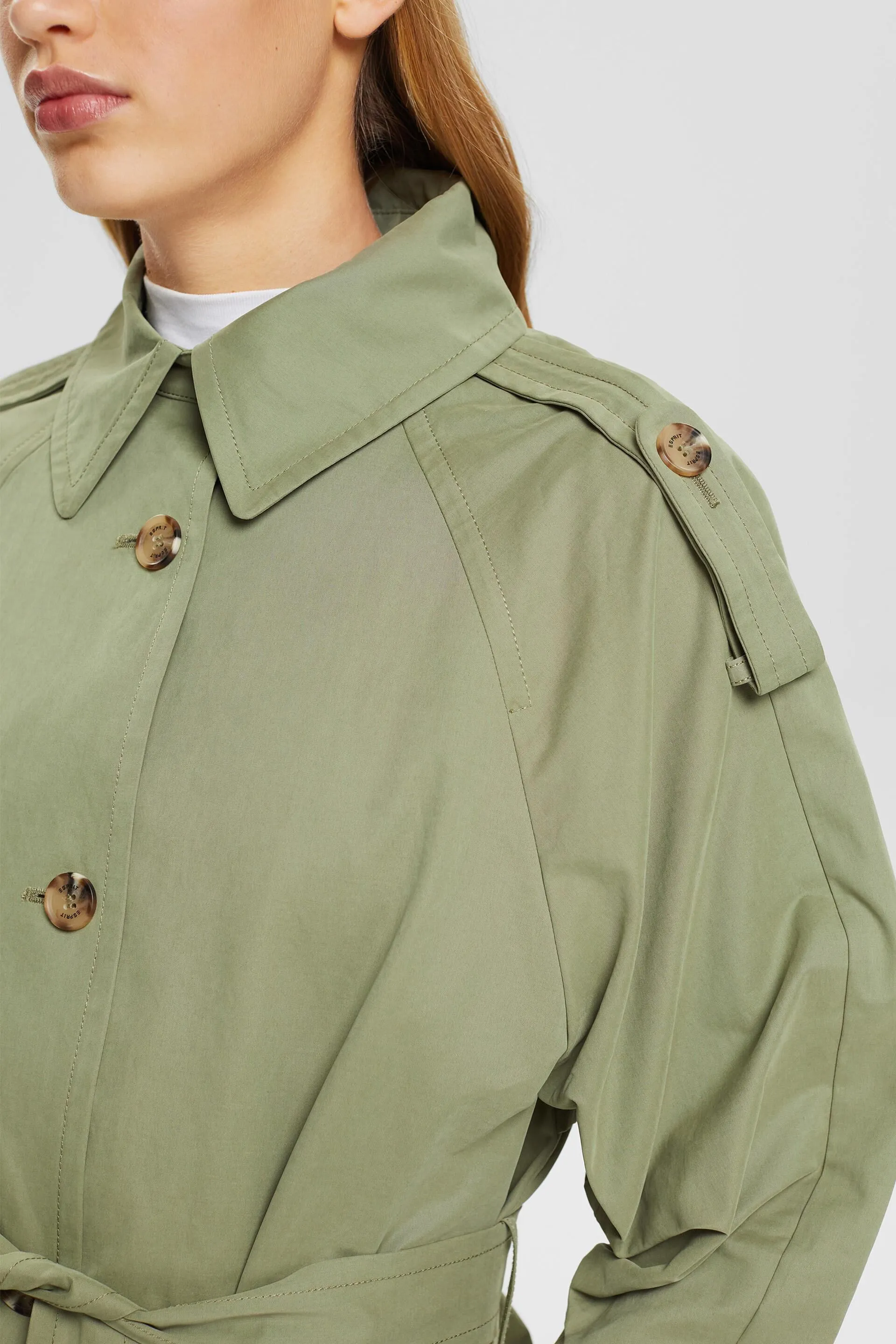 Trench con cintura da annodare