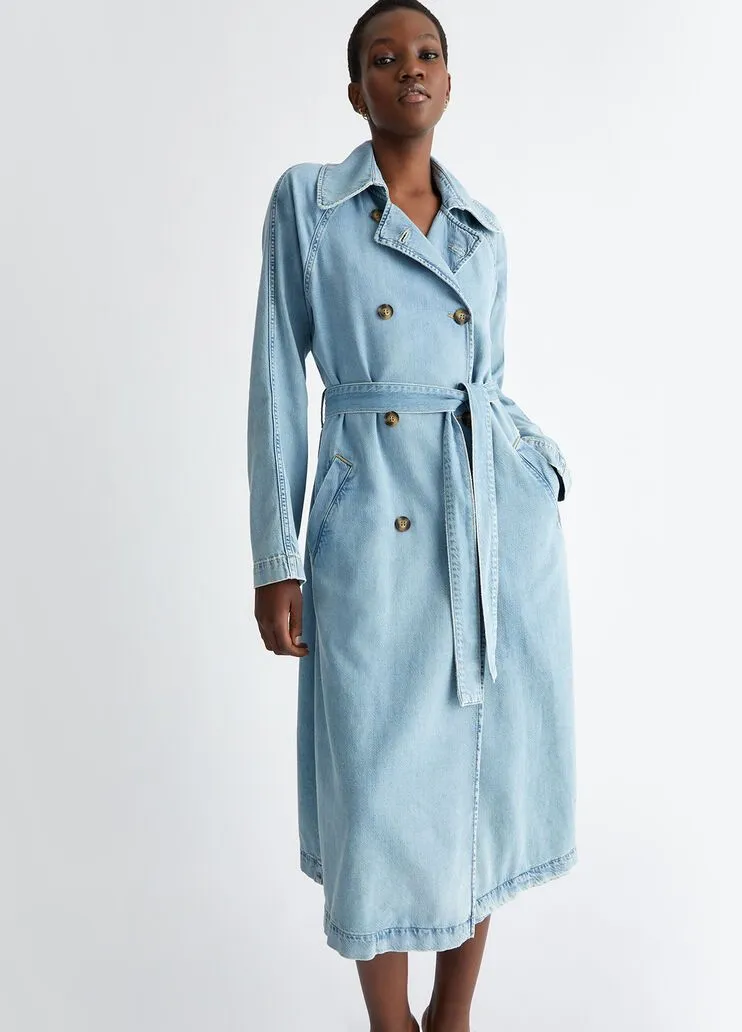 Trench in denim liu jo