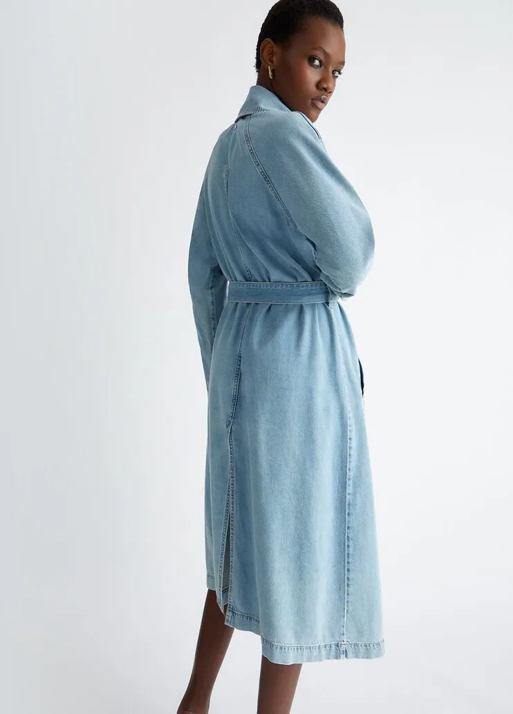 Trench in denim liu jo