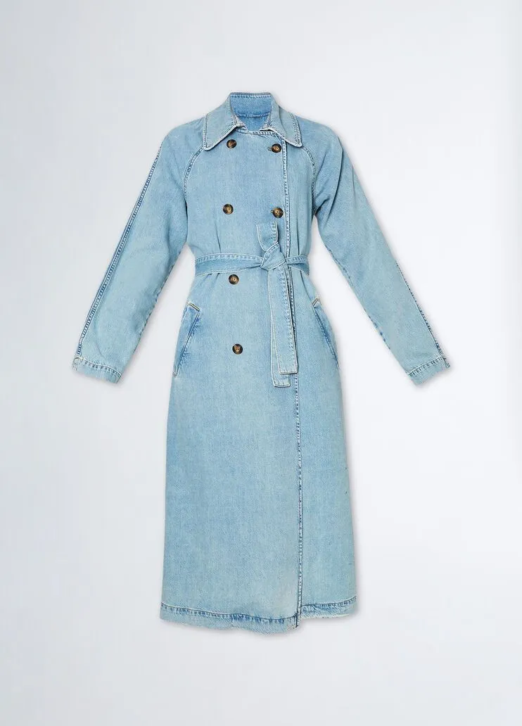 Trench in denim liu jo