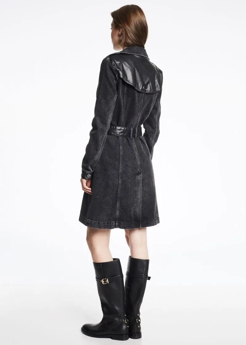 Trench in denim