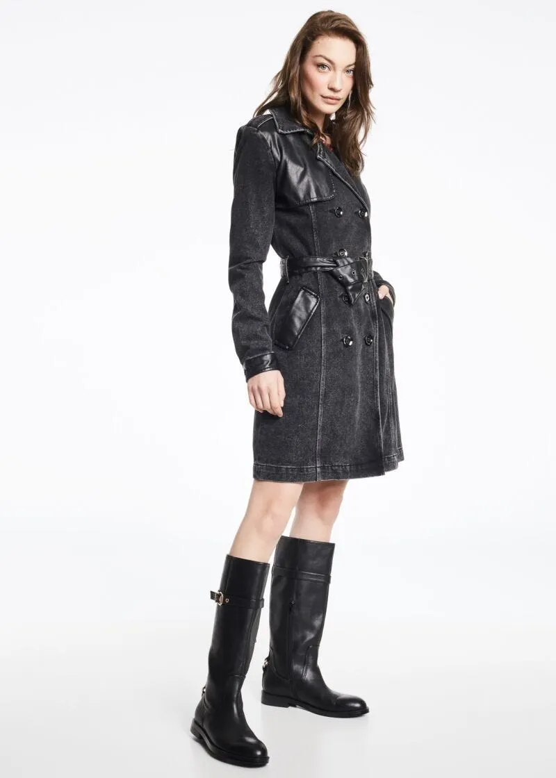 Trench in denim
