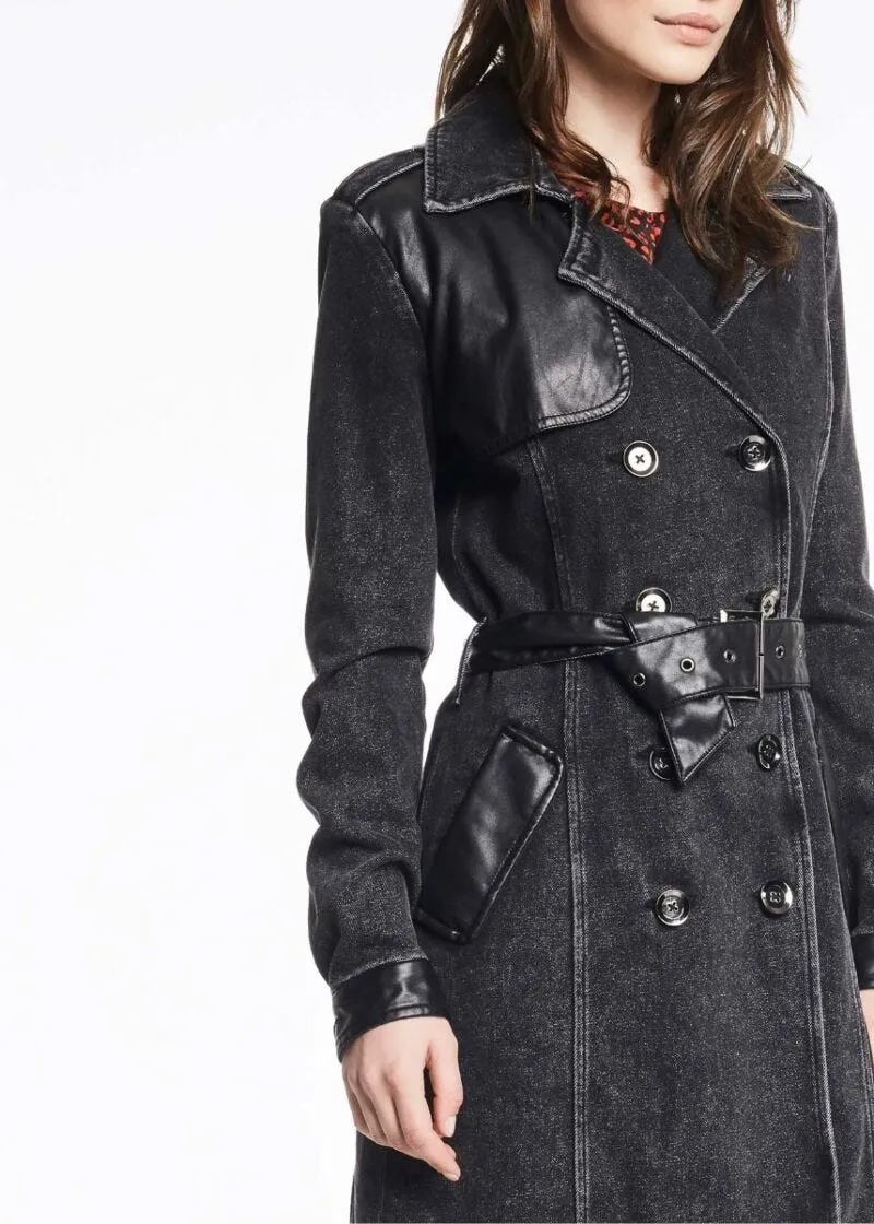 Trench in denim