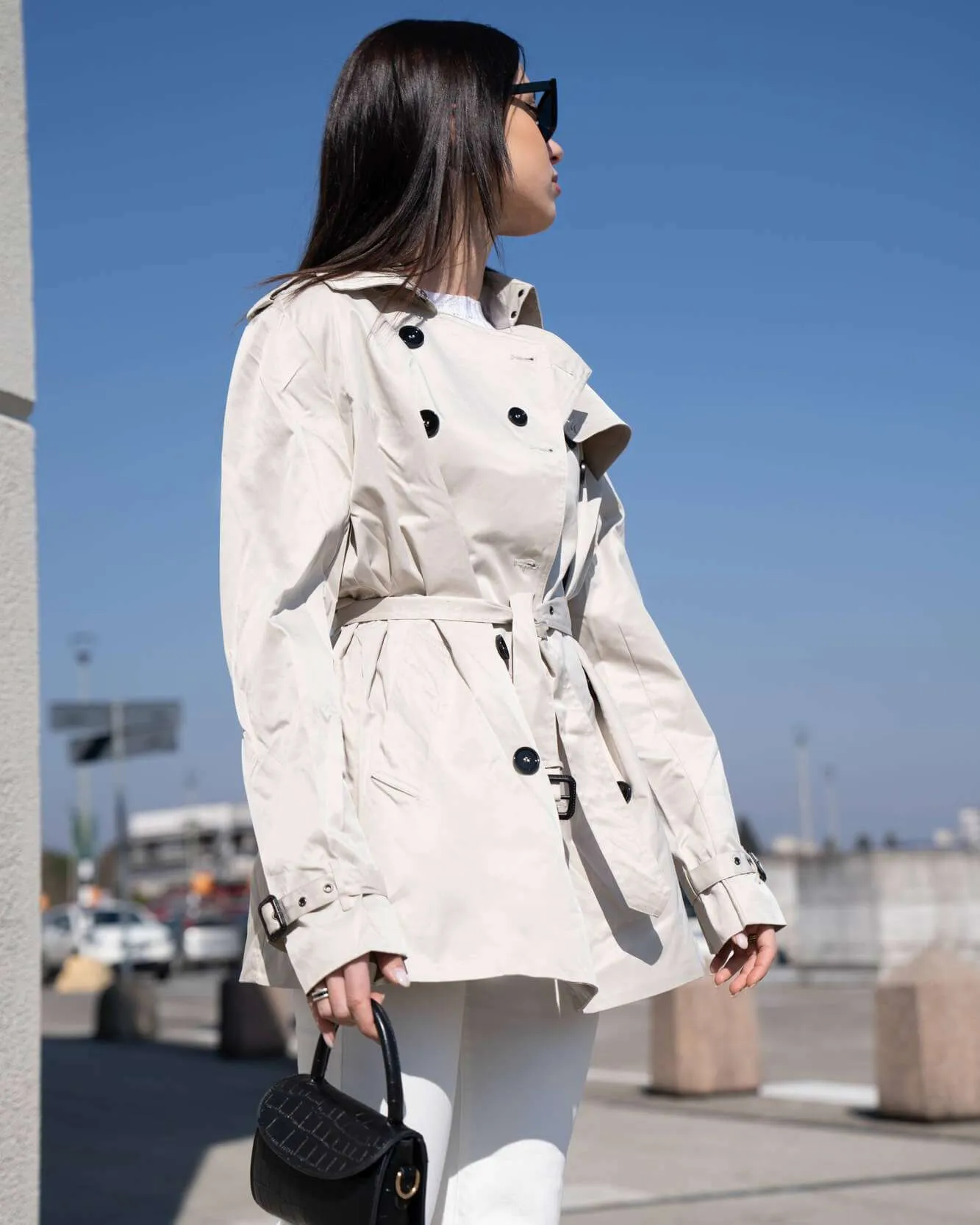 Trench primaverile beige