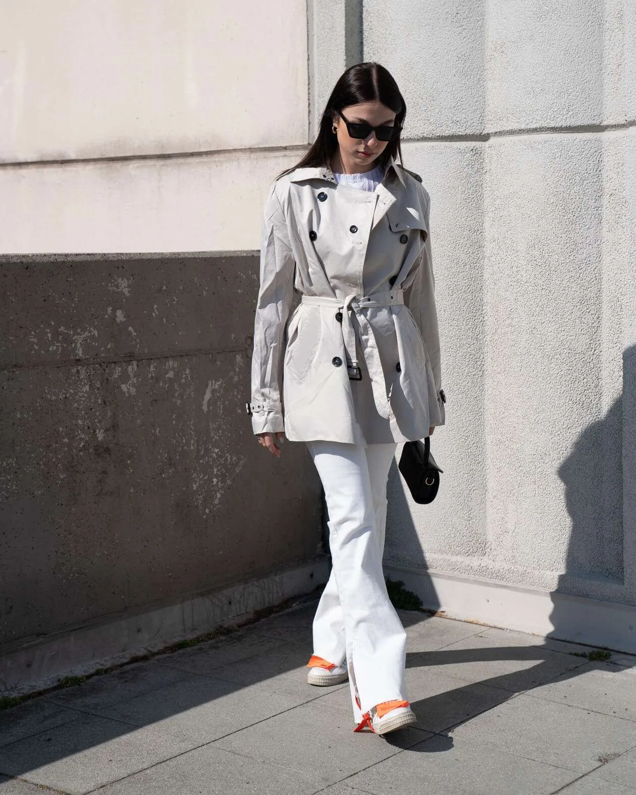 Trench primaverile beige
