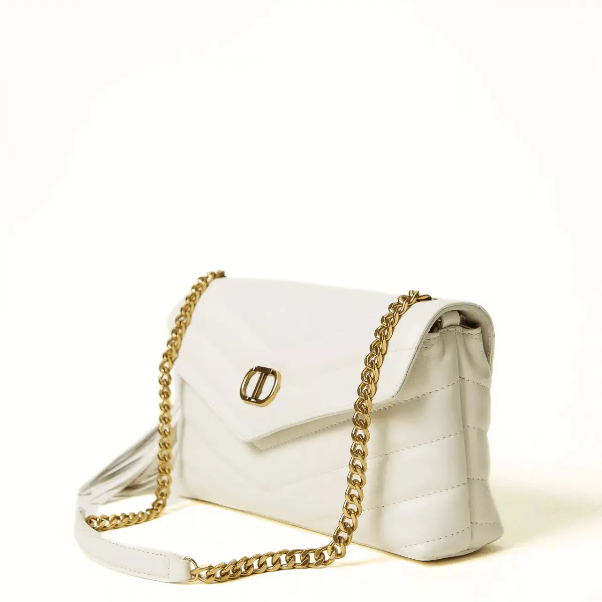 TWINSET BORSA TB7192 PELLE BIANCO  
