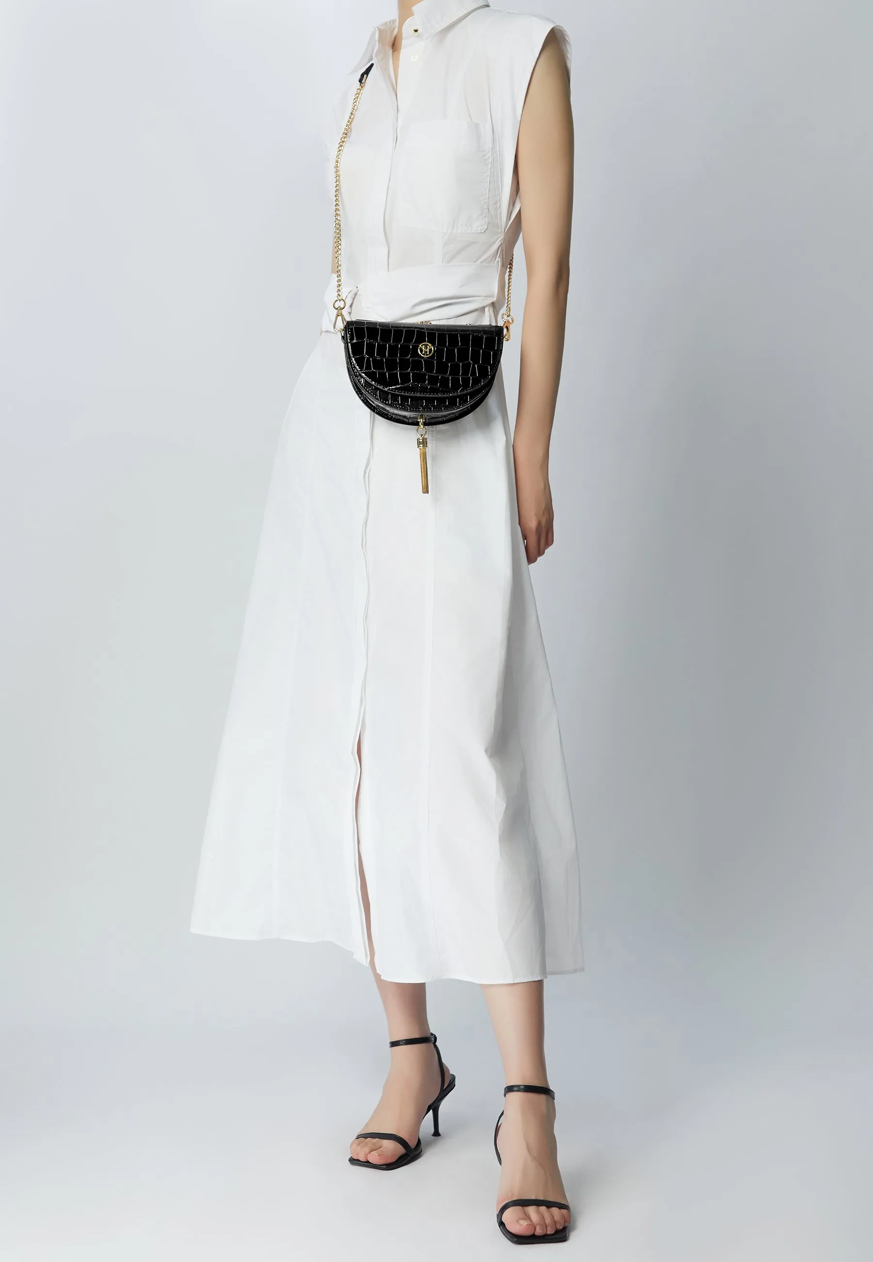VINTAGE HALF-MOON - Borsa a mano