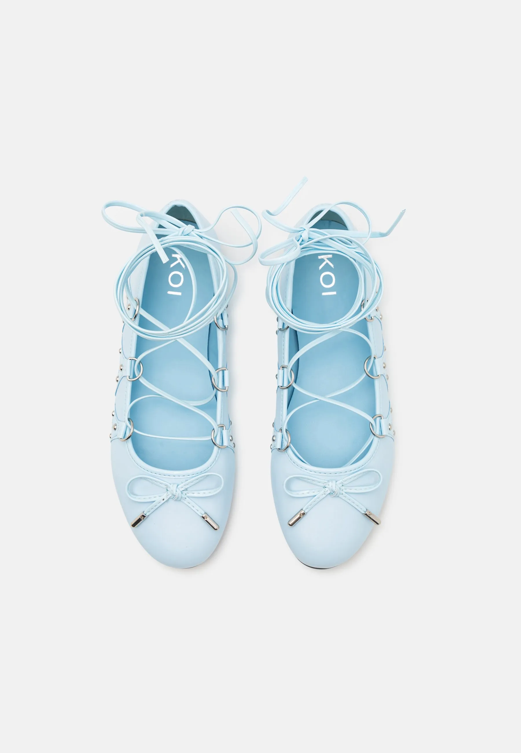 VIOLETTA LACE UP FLAT BALLET SHOES - Ballerine con cinturino