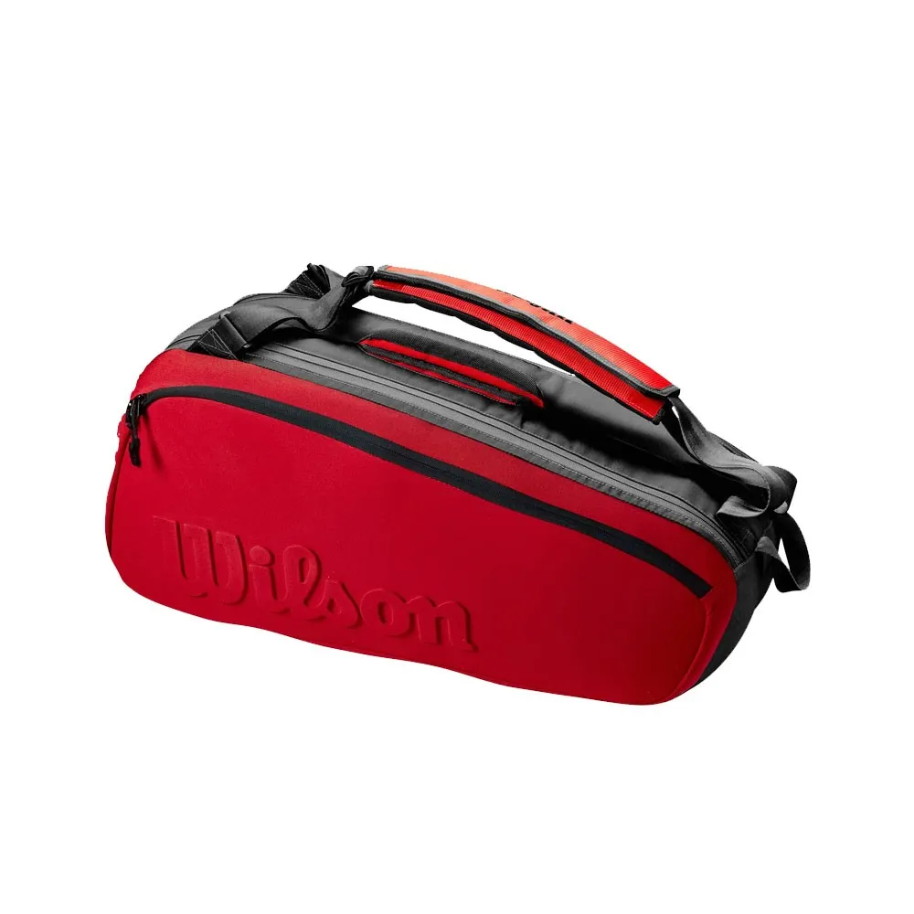 Wilson Borsa Tennis Super Tour 6 Pk Clash Rosso Nero