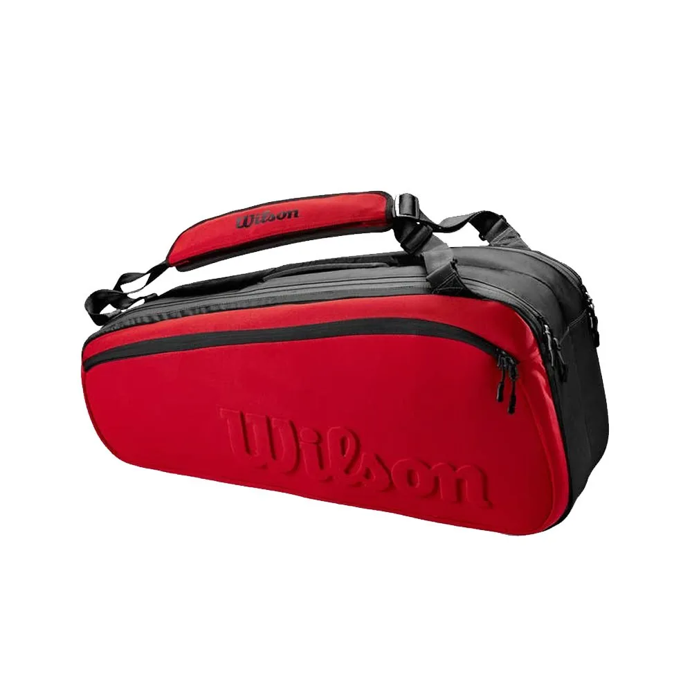 Wilson Borsa Tennis Super Tour 6 Pk Clash Rosso Nero
