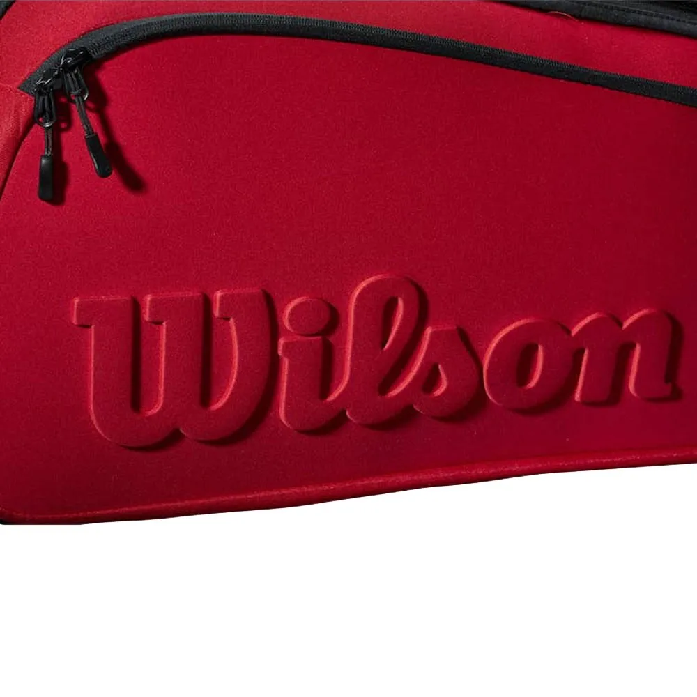 Wilson Borsa Tennis Super Tour 6 Pk Clash Rosso Nero