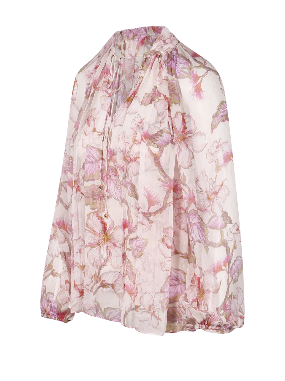 WOMAN ZIMMERMANN PINK VISCOSE MATCHMAKER BILLOW BLOUSE
