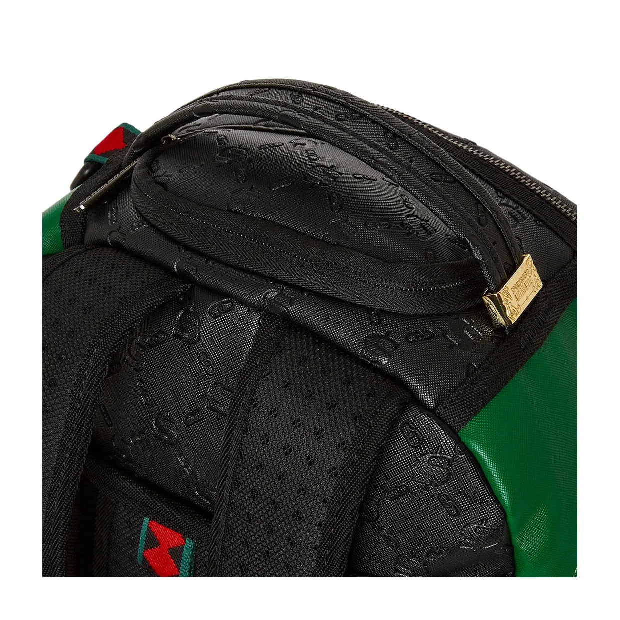 Zaino Sprayground Deniro DLXVF Nero / Rosso / Verde