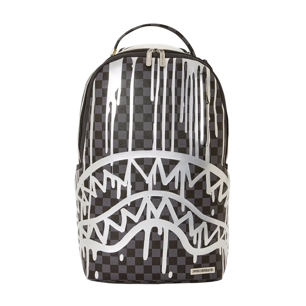 Zaino Sprayground Platinum Drips Nero / Argento