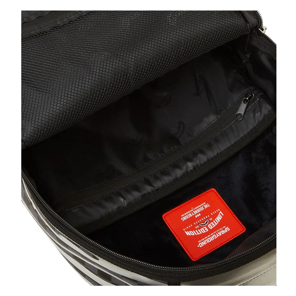 Zaino Sprayground Platinum Drips Nero / Argento