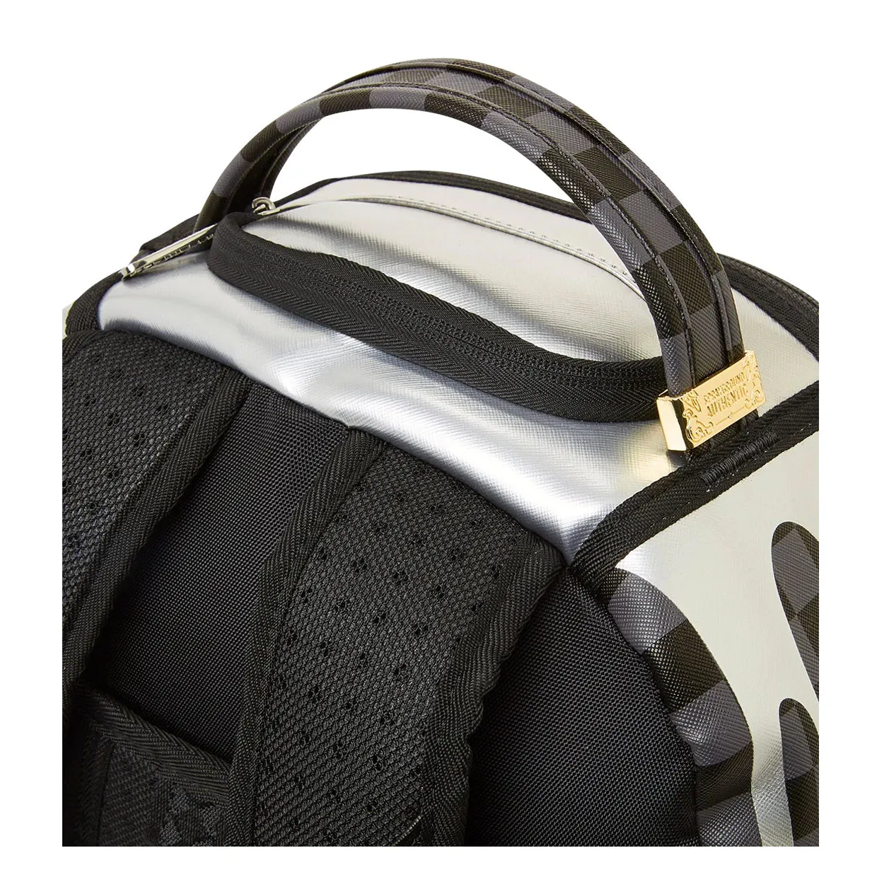 Zaino Sprayground Platinum Drips Nero / Argento